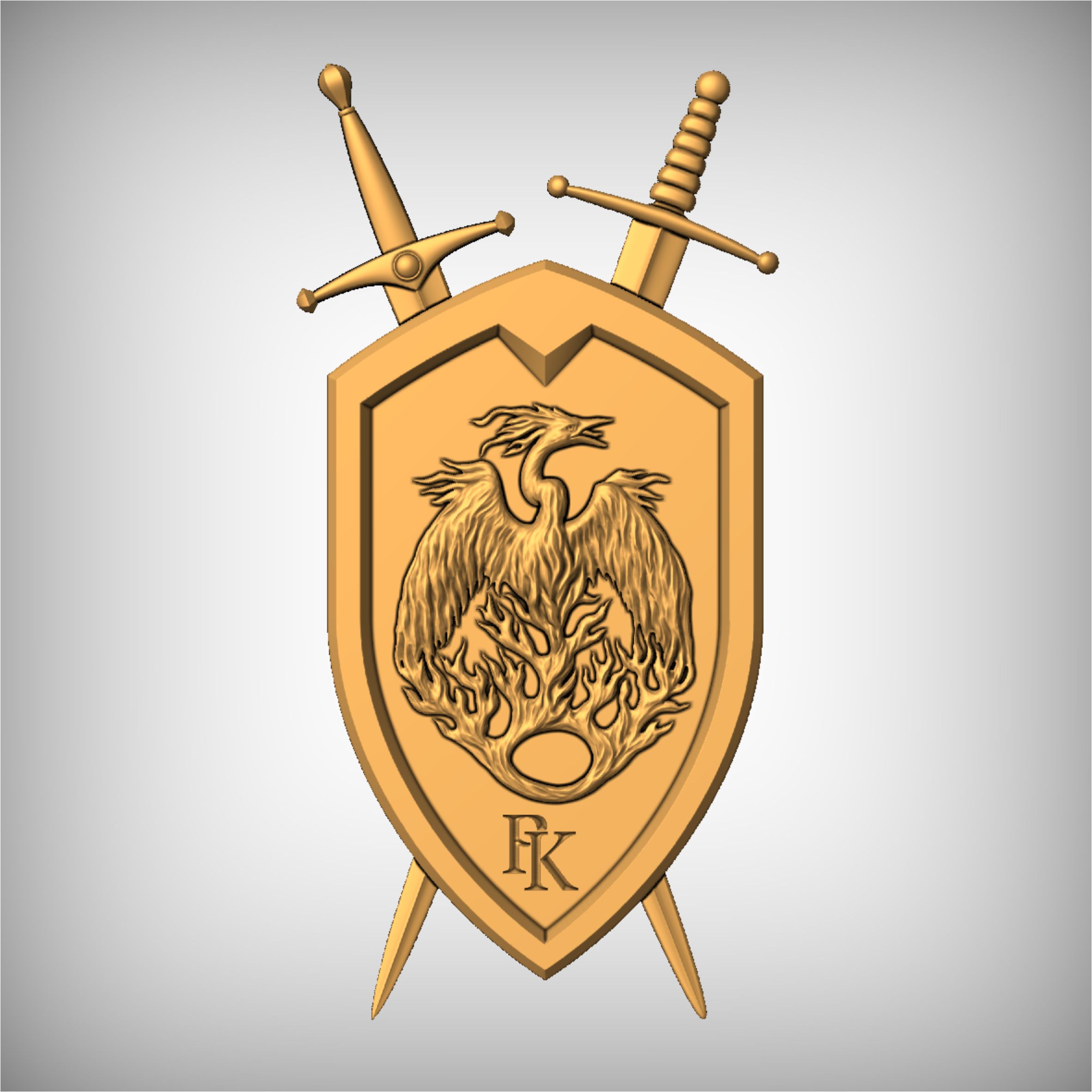 Fantasy Coat Of Arms (including PHOENIX and SWORD)